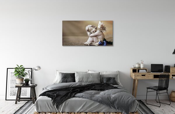 Quadro su tela Fiori d'angelo addormentati 100x50 cm