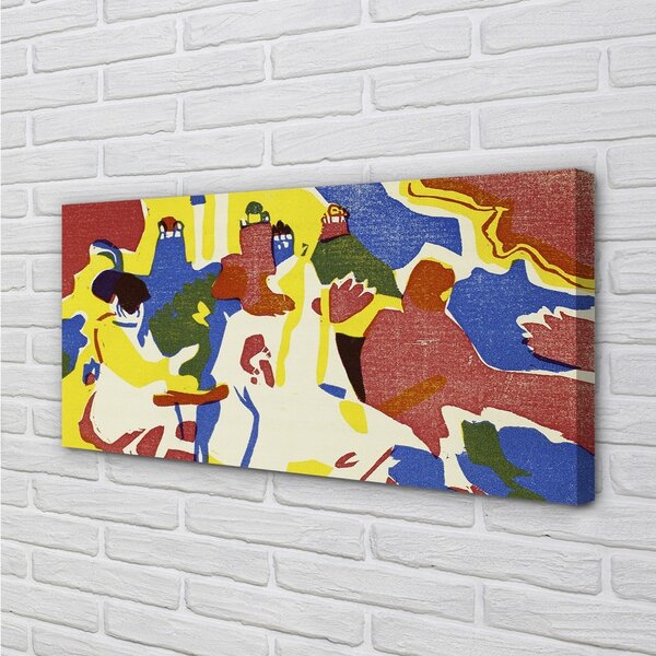Quadro su tela Astrazione del paesaggio 100x50 cm