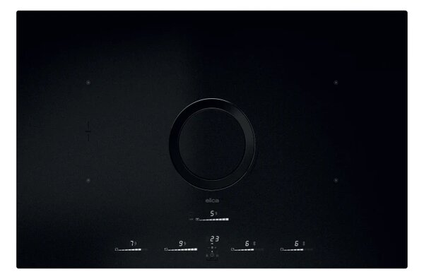 Elica Piano Cottura a Induzione con Cappa Integrata Aspirante 4 Fuochi Larghezza 83 cm colore Nero - PRF0200583 NikolaTesla Switch Glow Raw BR/A/83
