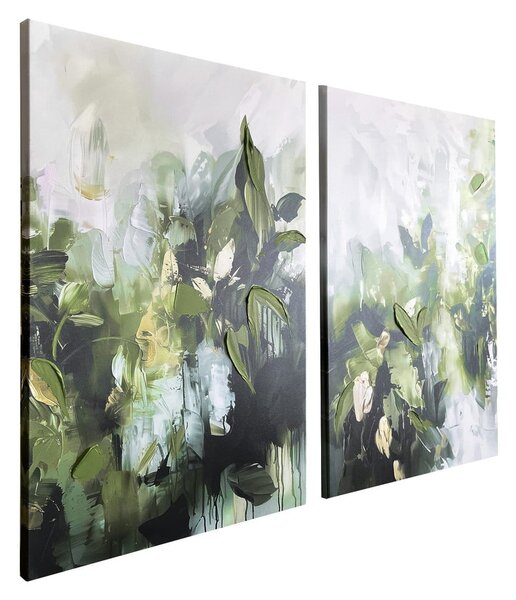 Set di quadri con elementi dipinti a mano 2 pz 50x70 cm Myrtle – Styler