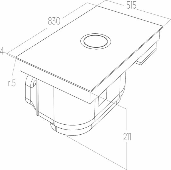Elica Piano Cottura a Induzione con Cappa Integrata Aspirante 4 Fuochi Larghezza 83 cm in Vetro colore Bianco - PRF0196330 NIKOLATESLA SWITCH EVO W