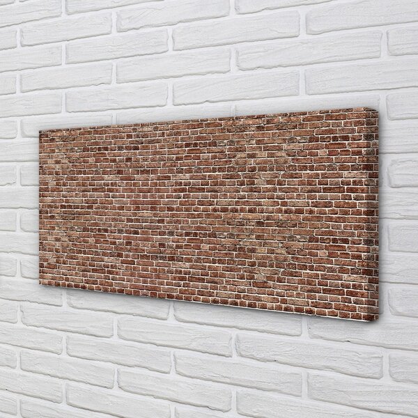 Quadro su tela Muro di mattoni 100x50 cm