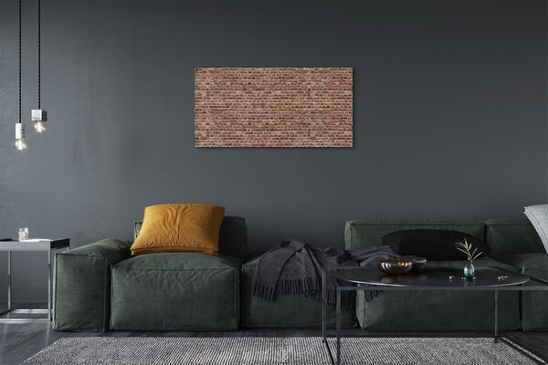 Quadro su tela Muro di mattoni 100x50 cm