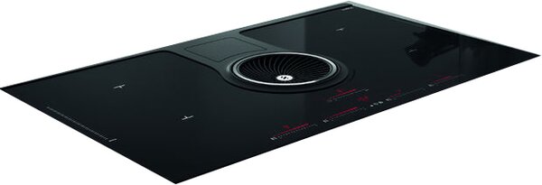 Elica Piano Cottura a Induzione con Cappa Integrata Aspirante/Filtrante 4 Fuochi Larghezza 83 cm colore Nero - NIKOLATESLA HP BL/F/83