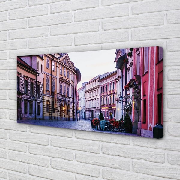 Quadro su tela Città Vecchia di Cracovia 100x50 cm