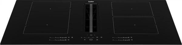 Beko Piano Cottura a Induzione con Cappa Integrata Aspirante/Filtrante 4 Fuochi Larghezza 82 cm in Vetro colore Nero - HIXI 84700 UF
