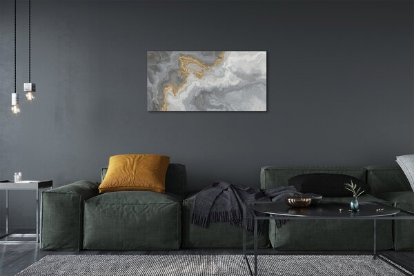 Quadro su tela Macchie di pietra marmo 100x50 cm