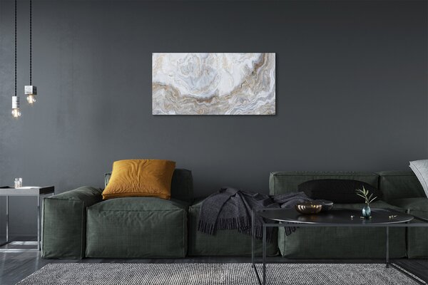 Quadro su tela Macchie di marmo di pietra 100x50 cm