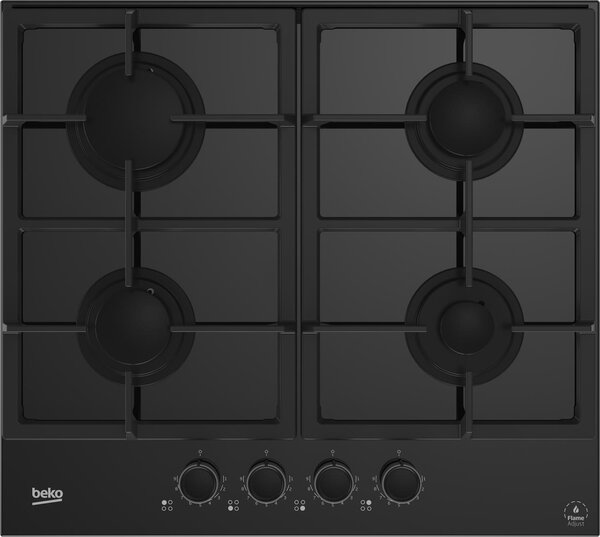 Beko Piano Cottura da Incasso 4 Fuochi a Gas Larghezza 60 cm colore Nero - HILG64325SDX