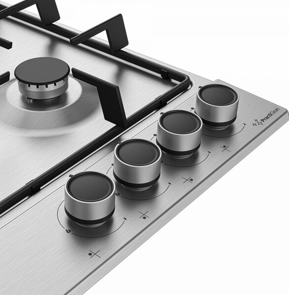 Beko Piano Cottura da Incasso 4 Fuochi a Gas Larghezza 58 cm in Acciaio Inox colore Inox - HIAW64224SXE