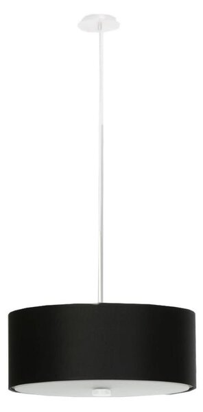 Sollux SL.0756 - Lampadario a sospensione con filo SKALA 3xE27/60W/230V diametro 30 cm nero
