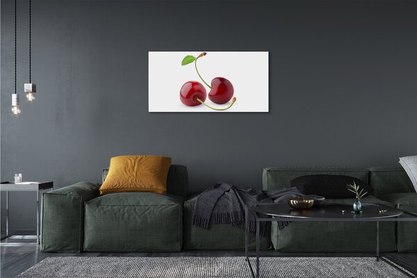 Quadro su tela Ciliegie 100x50 cm