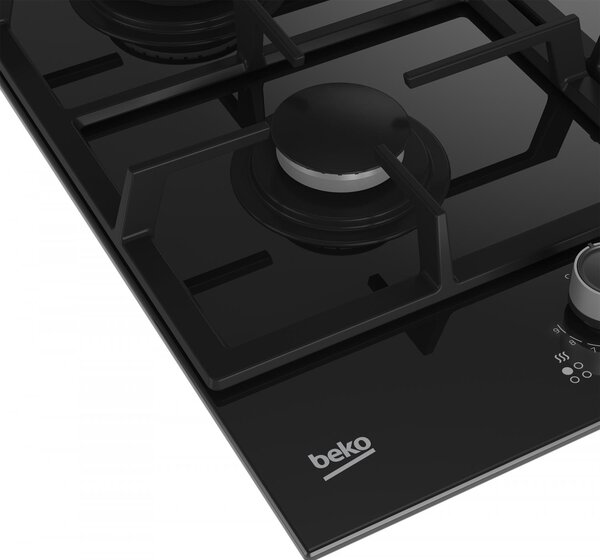 Beko Piano Cottura da Incasso 4 Fuochi a Gas Larghezza 60 cm colore Nero - HILG64325SDX