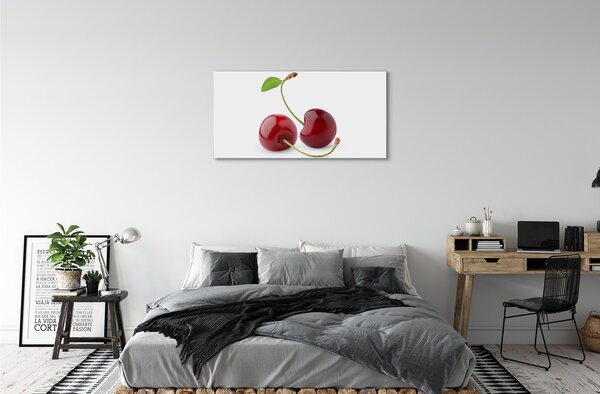 Quadro su tela Ciliegie 100x50 cm