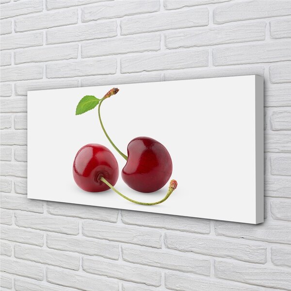 Quadro su tela Ciliegie 100x50 cm