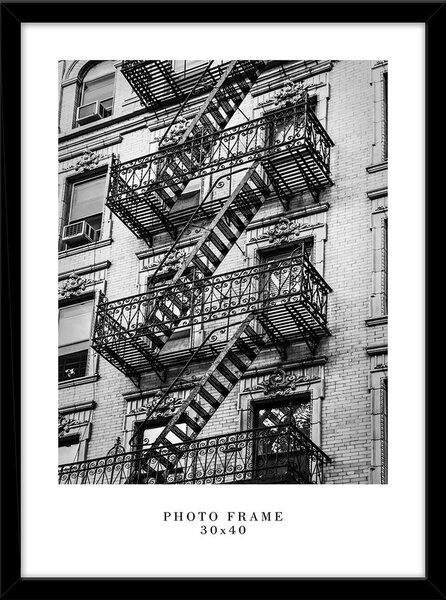Cornice nera da appendere, 33 x 43 cm Floryda - Styler
