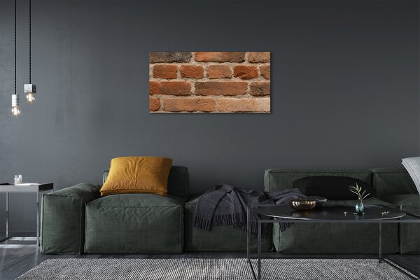 Quadro su tela Pietra del muro di mattoni 100x50 cm