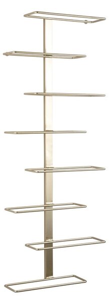 Portabottiglie da parete in metallo color oro numero di bottiglie 8 Float - PT LIVING