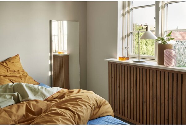 Lampada da tavolo bianca con paralume in vetro (altezza 44 cm) Spot - Hübsch