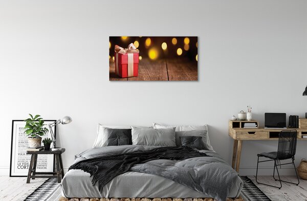 Quadro su tela Regalo a bordo 100x50 cm