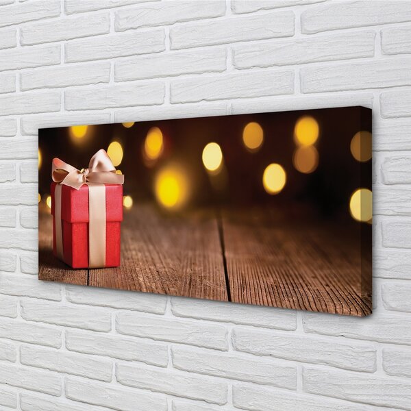 Quadro su tela Regalo a bordo 100x50 cm