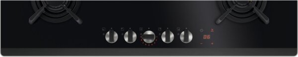 Electrolux Piano Cottura Gas 5 Fuochi 90 cm in Vetro colore Nero - KGG953753K