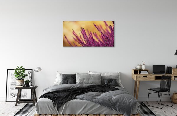 Foto quadro su tela Fiori 100x50 cm