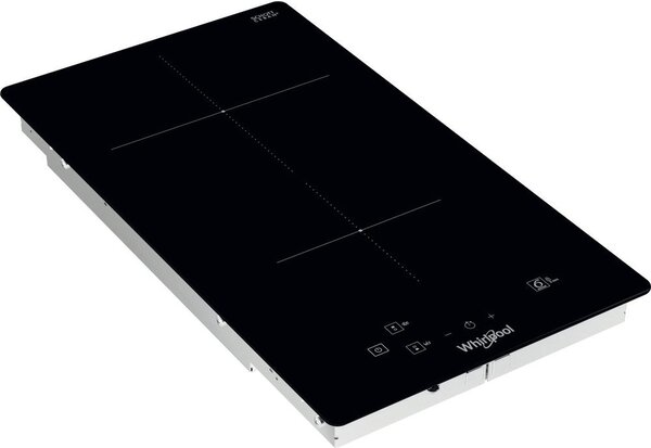 Whirlpool Piano Cottura Induzione 2 Fuochi Larghezza 28 cm in Vetroceramica colore Nero - WS Q0530 NE