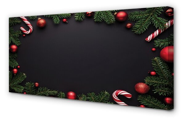 Quadro su tela Rami di leccapocciano 100x50 cm