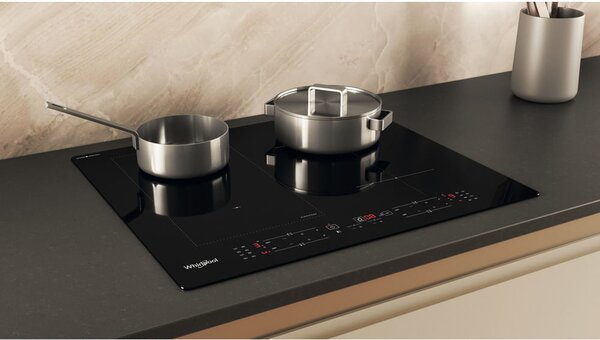 Whirlpool Piano Cottura Induzione 4 Fuochi 59 cm da Incasso Vetroceramica colore Nero - WL B4060 CPNE