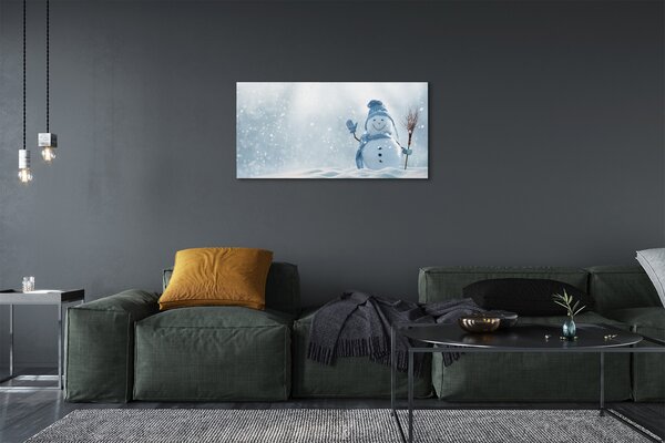 Quadro su tela Neve 100x50 cm