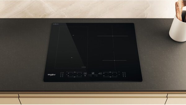 Whirlpool Piano Cottura Induzione 4 Fuochi 59 cm da Incasso Vetroceramica colore Nero - WL B4060 CPNE