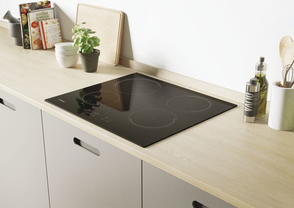 Candy Piano Cottura Induzione 4 Fuochi 59 cm Vetroceramica colore Nero - Idea KRCDJ642