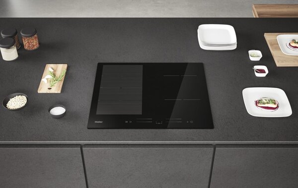 Haier Piano Cottura Induzione 4 Fuochi 60 cm colore Nero Serie 4 - HAFRSJ64MC