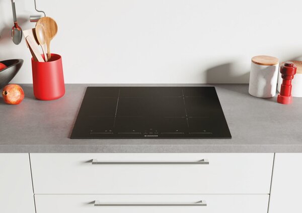 Hoover Piano Cottura Induzione 4 Fuochi 60 cm colore Nero H-Hob 500 - HTPS64MCTTWIFI