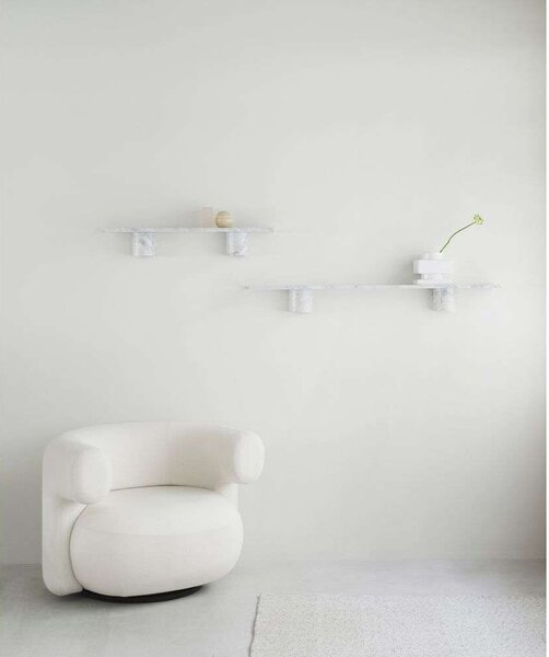 Normann Copenhagen - Sten Shelf L120 Bianco Marmo Normann Copenhagen