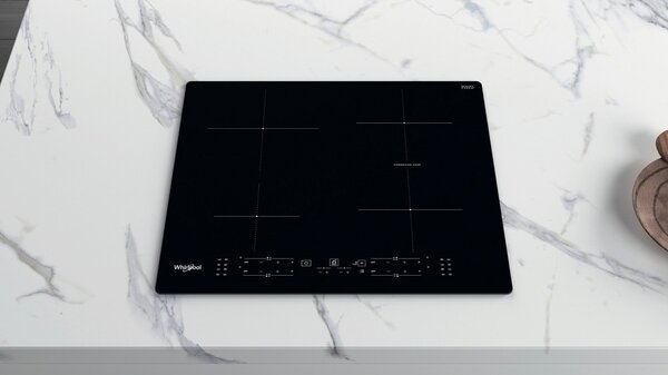 Whirlpool Piano Cottura Induzione 4 Fuochi 60 cm Zona cottura mista colore Nero - WB B8360 NE