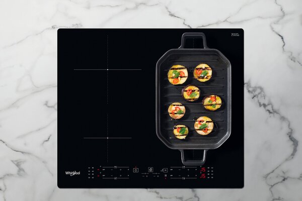 Whirlpool Piano Cottura Induzione 4 Fuochi 60 cm Zona cottura mista colore Nero - WB B8360 NE