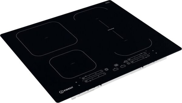 Indesit Piano Cottura Induzione 4 Fuochi 60 cm Vetroceramica colore Nero - IB 65B60 NE