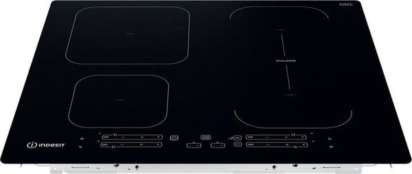 Indesit Piano Cottura Induzione 4 Fuochi 60 cm Vetroceramica colore Nero - IB 65B60 NE