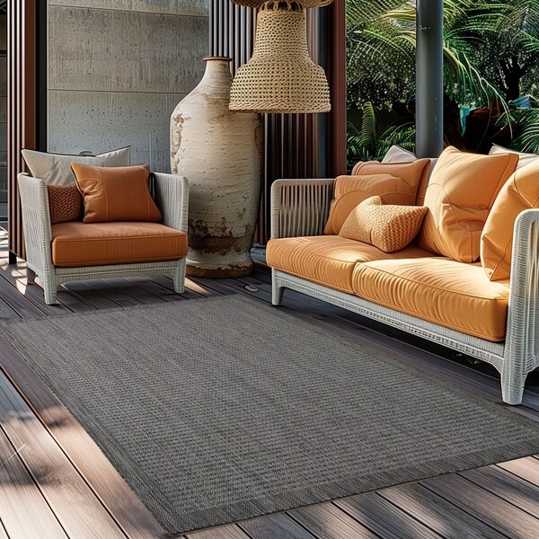 Tappeto per esterni grigio scuro 60x100 cm Giza - Ayyildiz Carpets