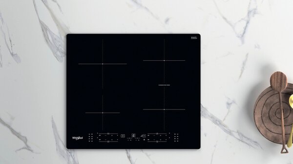 Whirlpool Piano Cottura Induzione 4 Fuochi 60 cm Zona cottura mista colore Nero - WB B8360 NE