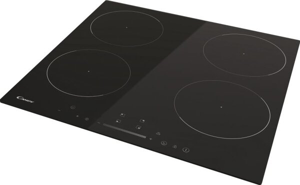 Candy Piano Cottura Induzione 4 Fuochi da Incasso 60 cm in Vetroceramica colore Nero - CIS642SCTT1