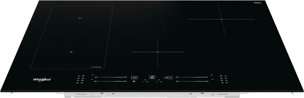 Whirlpool Piano Cottura Induzione 4 Fuochi da 80 cm in Vetroceramica colore Nero - WL S3377 BF