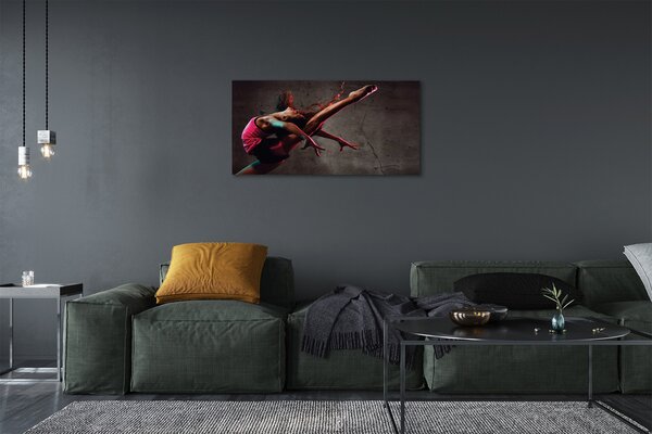 Quadro su tela Donna 100x50 cm