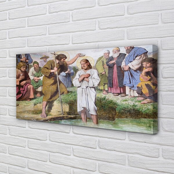 Quadro su tela Immagine di Gesù 100x50 cm