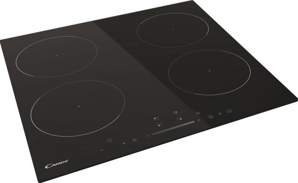 Candy Piano Cottura Induzione 4 Fuochi da Incasso 60 cm in Vetroceramica colore Nero - CIS642SCTT1
