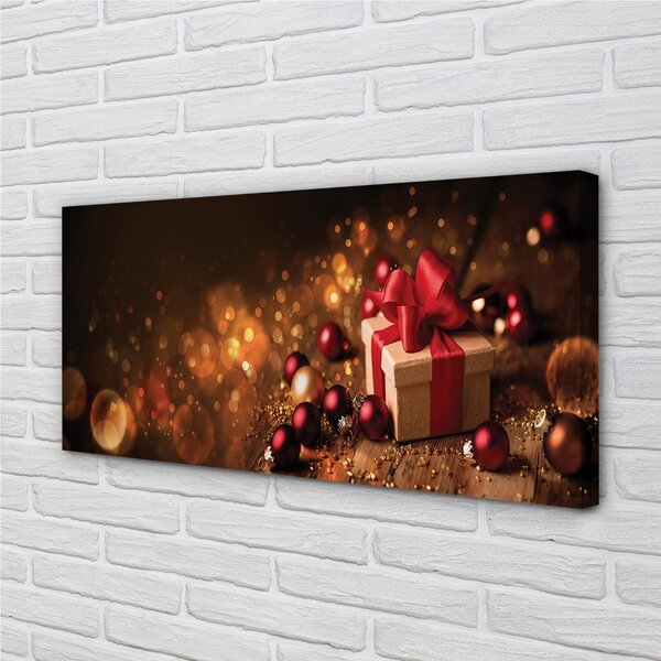Quadro su tela Baubles Gift Board 100x50 cm