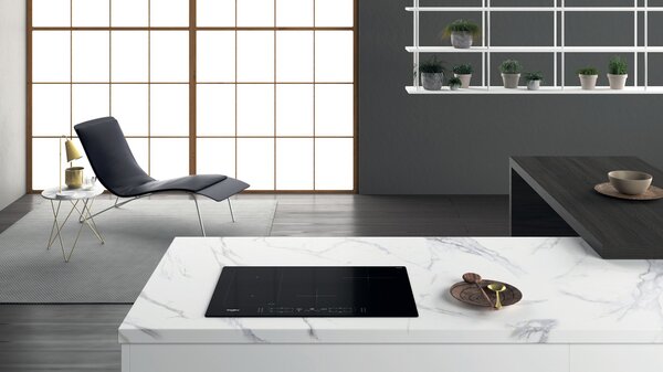 Whirlpool Piano Cottura Induzione 4 Fuochi FlexiCook 77 cm colore Nero - WLB2977NE
