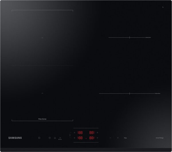 Samsung Piano Cottura Induzione 4 Fuochi Flex Zone 60 cm colore Nero - NZ64B5045GK/U1